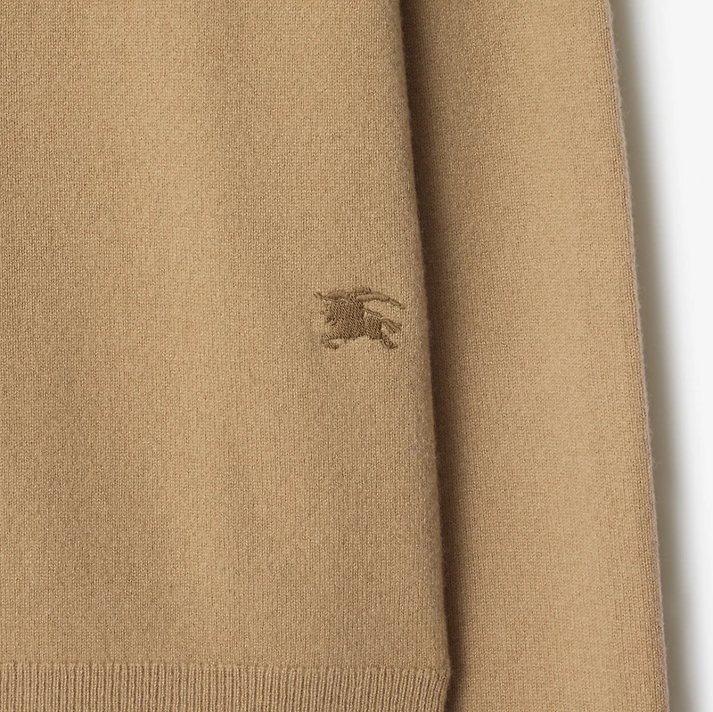 Cashmere Blend Cardigan in Flax - Women | Burberry® Official