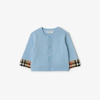 Cashmere Two-piece Baby Gift Set in Ice blue - Children | Burberry® Official