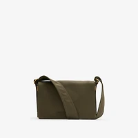 Trench Crossbody Bag in Military - Men, Cotton Gabardine | Burberry® Official