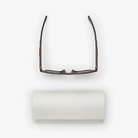 Textured Check Square Sunglasses in Brown - Men | Burberry® Official