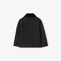 Quilted Barn Jacket in Black | Burberry® Official