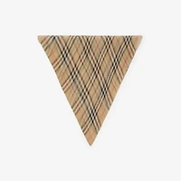 Check Silk Chiffon Scarf in Sand beige | Burberry® Official