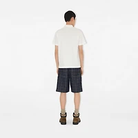 B Heart Cotton Polo Shirt in Chalk white - Men | Burberry® Official