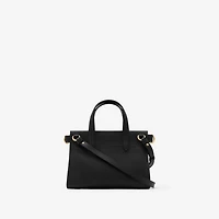 Mini Cotswolds Tote in Black - Women, Leather | Burberry® Official