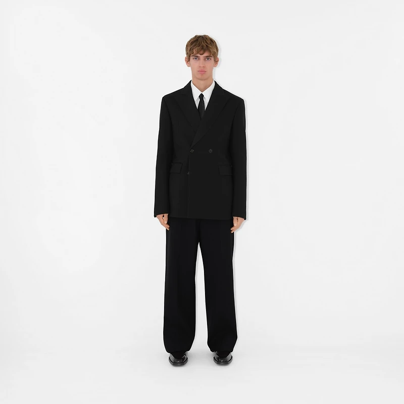 Silk Tie in Black - Men | Burberry® Official