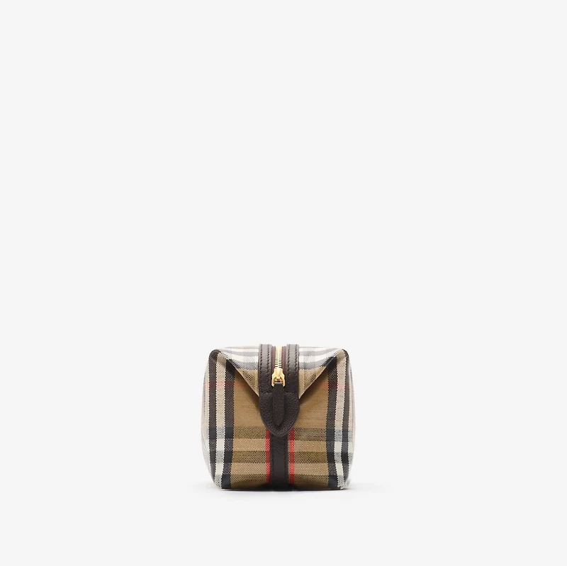 Highlands Travel Pouch in Sand beige - Men | Burberry® Official