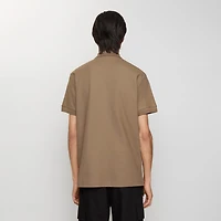 Cotton Polo Shirt in Clay brown - Men | Burberry® Official