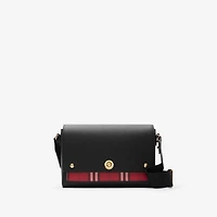 Note Bag in Black/post red - Women | Burberry® Official