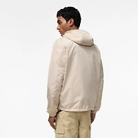 Reversible Check Newport Hooded Jacket in Pebble beige - Men, Nylon | Burberry® Official