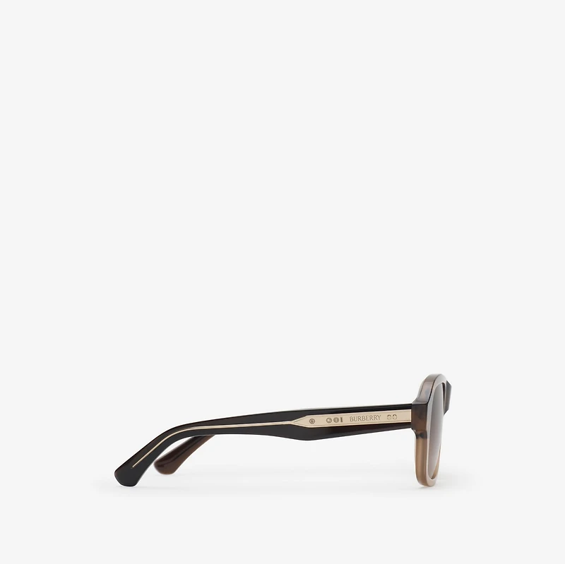 Classic Pilot Sunglasses in Beige - Men | Burberry® Official