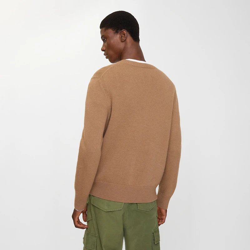 EKD Wool Cashmere Sweater in Camel - Men | Burberry® Official