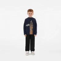 Big Ben Wool Sweater in Storm | Burberry® Official