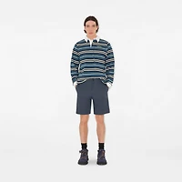 Cotton Chino Shorts in Magnet - Men | Burberry® Official