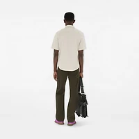 Slim Fit Cotton Poplin Shirt in Sail - Men | Burberry® Official