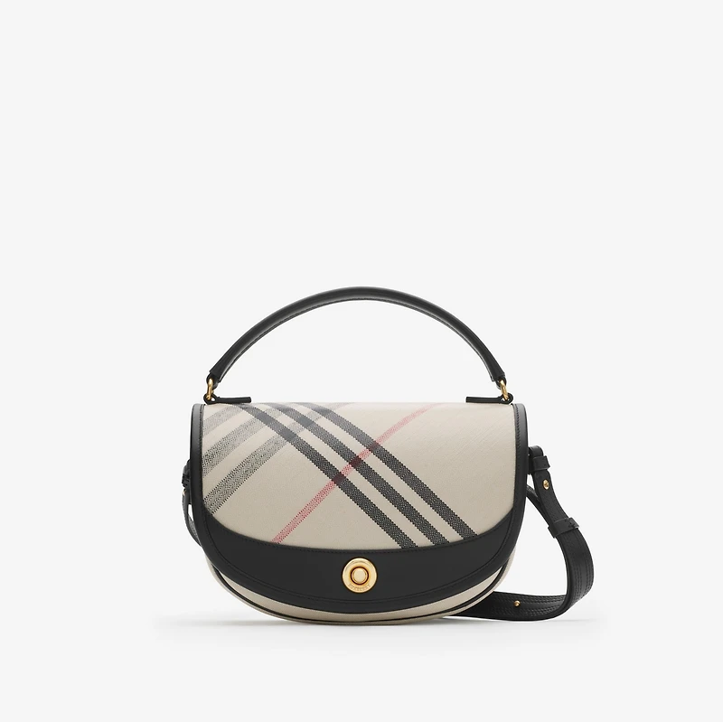 Highlands Crossbody Bag in Soap - Women, Cotton, Linen | Burberry® Official