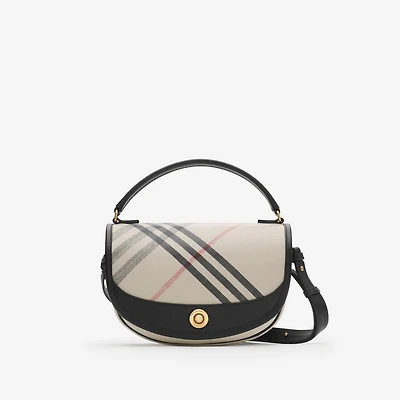Highlands Crossbody Bag in Soap - Women, Cotton, Linen | Burberry® Official