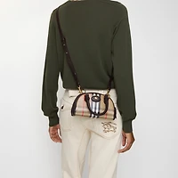 Mini Highlands Bowling Bag​ in Sand beige - Women | Burberry® Official