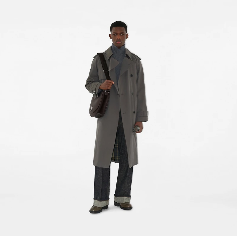 Large Rocking Horse Satchel in Peat/berry - Men | Burberry® Official