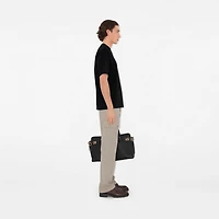 B Crest Cotton T-shirt in Black - Men | Burberry® Official