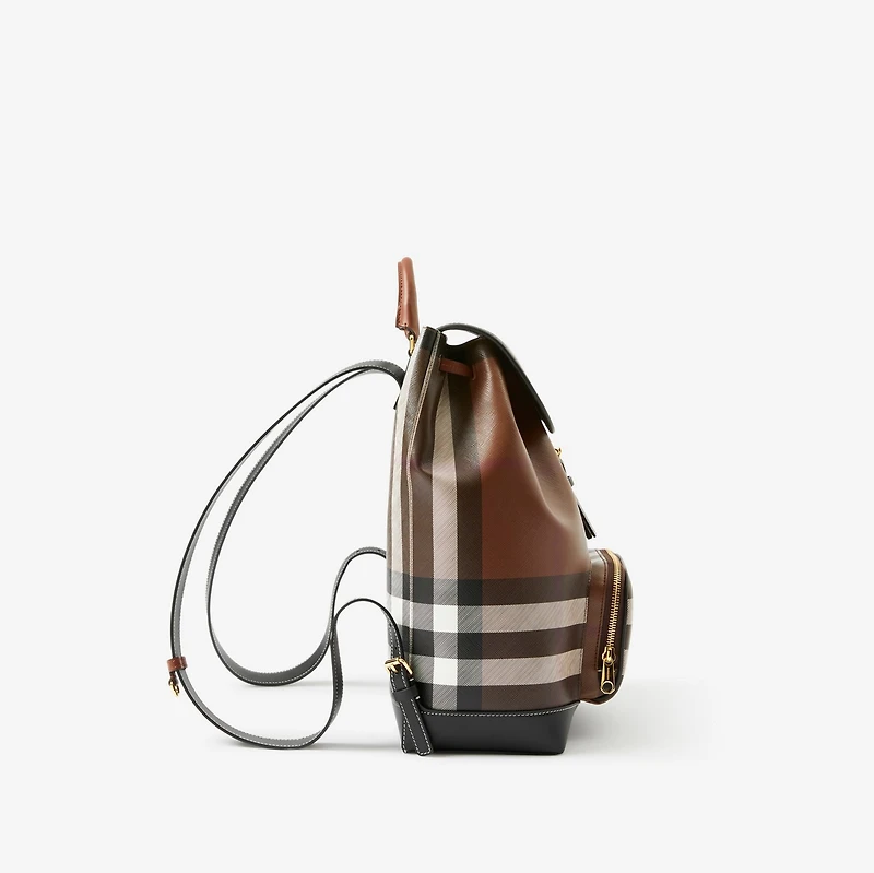 Check Backpack in Dark birch brown - Women | Burberry® Official