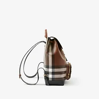 Check Backpack in Dark birch brown - Women | Burberry® Official