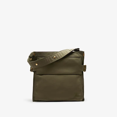 Medium Trench Tote in Military - Men, Cotton Gabardine | Burberry® Official