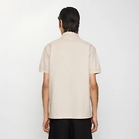 Metal EKD Cotton Polo Shirt in Clam beige - Men | Burberry® Official