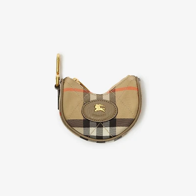 Horseshoe Crossbody Charm in Sand beige - Women, Nylon | Burberry® Official