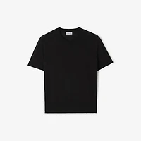 Check Panel Wool Silk Top in Black - Women | Burberry® Official