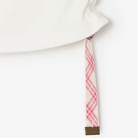 Festival Cotton Blend Tank Top in Chalk white - Women | Burberry® Official