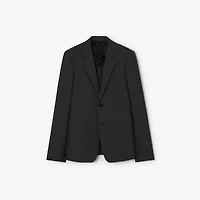 Wool Bond Tailored Jacket in Iron grey - Men | Burberry® Official