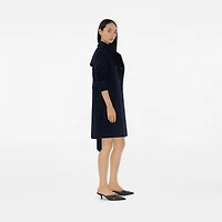 Mid-length Kensington Heritage Trench Coat in Coal blue - Women, Cotton Gabardine | Burberry® Official