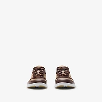 Check Matrix Sport Sneakers in Broom - Men, Nylon | Burberry® Official