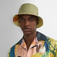 Reversible Highgrove Cotton Bucket Hat in Wreath - Men | Burberry® Official
