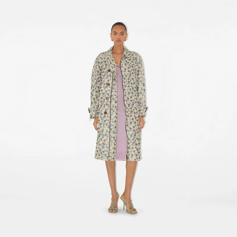 Long Daisy Lightweight Zip Car Coat in Eccles - Women | Burberry® Official