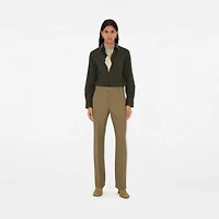 Skinny B Charm Silk Scarf in Nutmeg | Burberry® Official