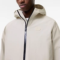 Nylon Clapton Hooded Jacket in Moon grey - Men | Burberry® Official