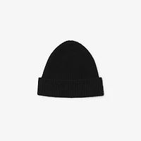 Ribbed Cashmere Beanie in Black - Men | Burberry® Official