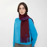 Reversible Cashmere Scarf in Oxblood/pansy | Burberry® Official