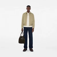 Cotton Harrington Jacket in Skylark - Men | Burberry® Official