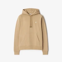 Knight Stamp Cotton Hoodie in Flax beige - Men | Burberry® Official