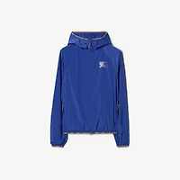 Nylon Hooded Jacket in Knight blue - Men | Burberry® Official