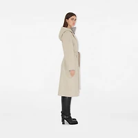 Cashmere Hooded Wrap Coat in Soap - Women | Burberry® Official
