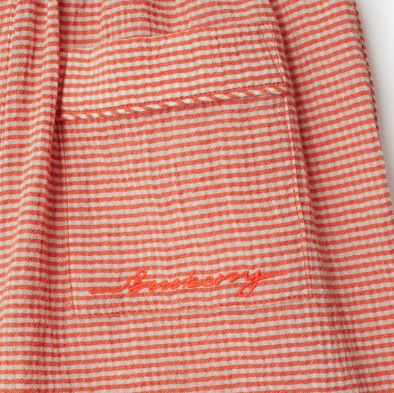 Gingham Cotton Shorts in Orange red | Burberry® Official