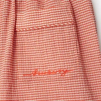 Gingham Cotton Shorts in Orange red | Burberry® Official