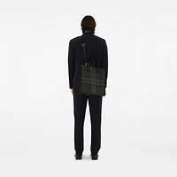 Slim Vertical Denny Tote in Charcoal - Men | Burberry® Official