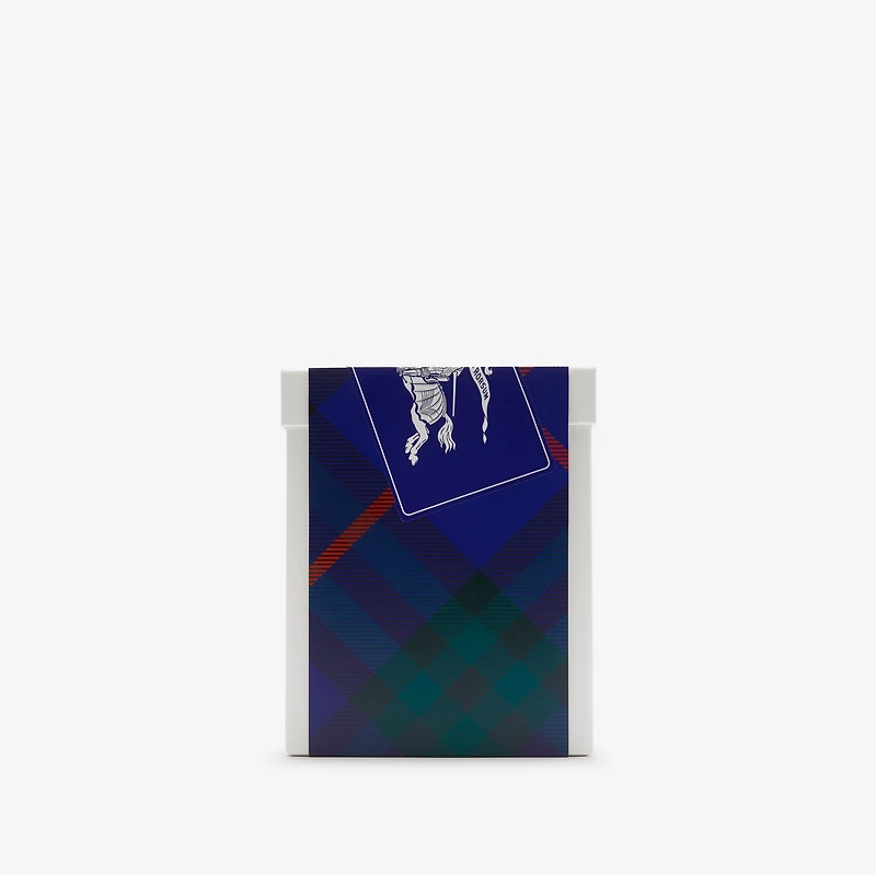 Woodfire and Clove Candle in Knight Blue | Burberry® Official
