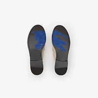 Leather Cadet Mules in Nutmeg beige - Women | Burberry® Official