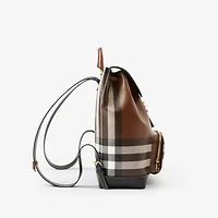 Check Backpack in Dark birch brown - Women | Burberry® Official