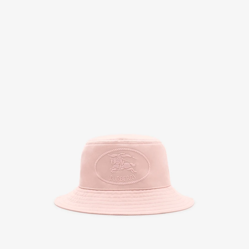 Knight Stamp Gabardine Bucket Hat in Flora - Men | Burberry® Official